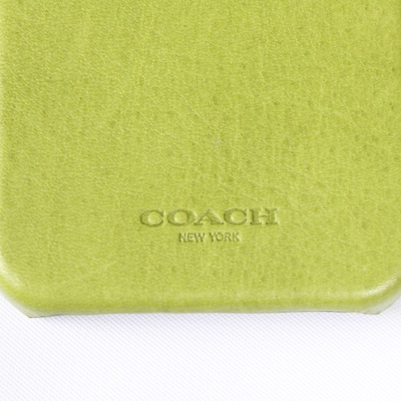 NWT Coach like green iPhone 4s cell phone case - Picture 3 of 4